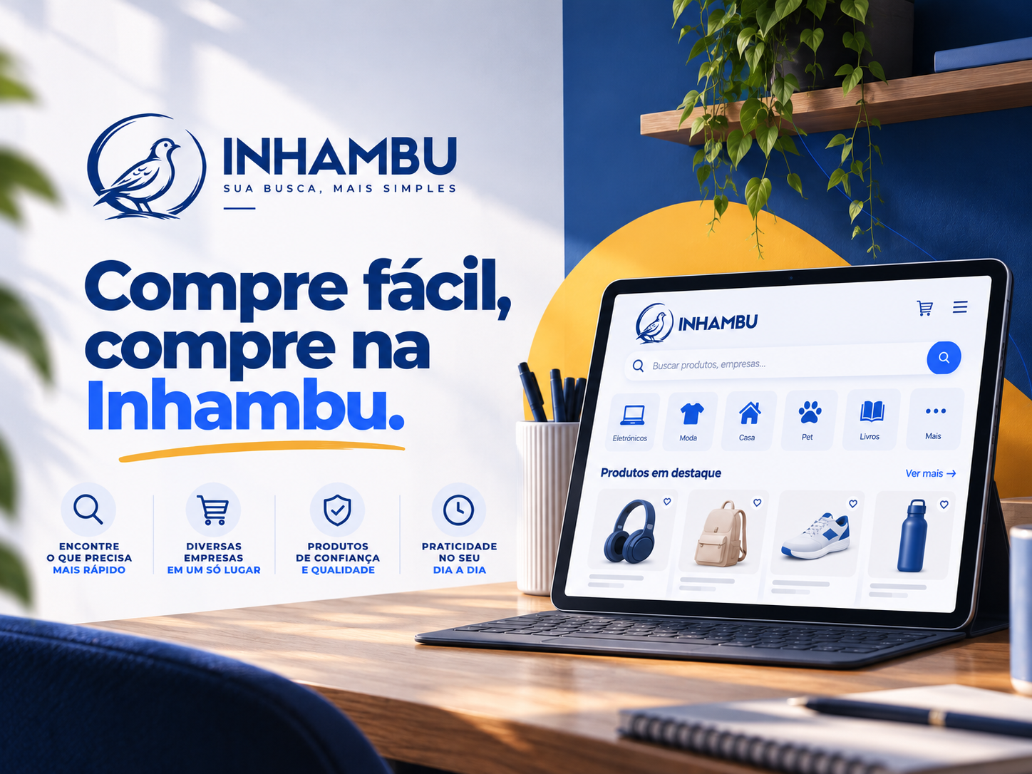 Conheça a plataforma Inhambu para lojas e empresas
